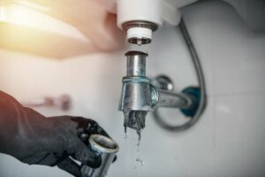 clogged sink